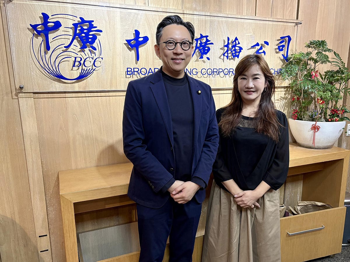 國民黨立委葛如鈞接受媒體人王淺秋主持的中廣《千秋萬事》節目專訪。 圖：新傳媒/提供