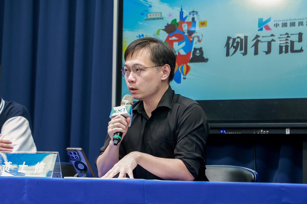 核能流言終結者創辦人黃士修。 圖：國民黨/提供