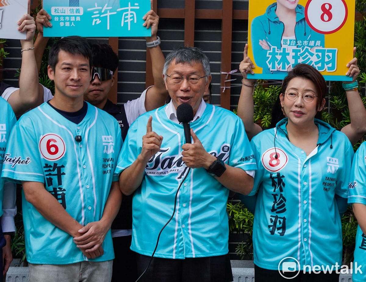 民眾黨創黨主席柯文哲。 圖：張良一 / 攝