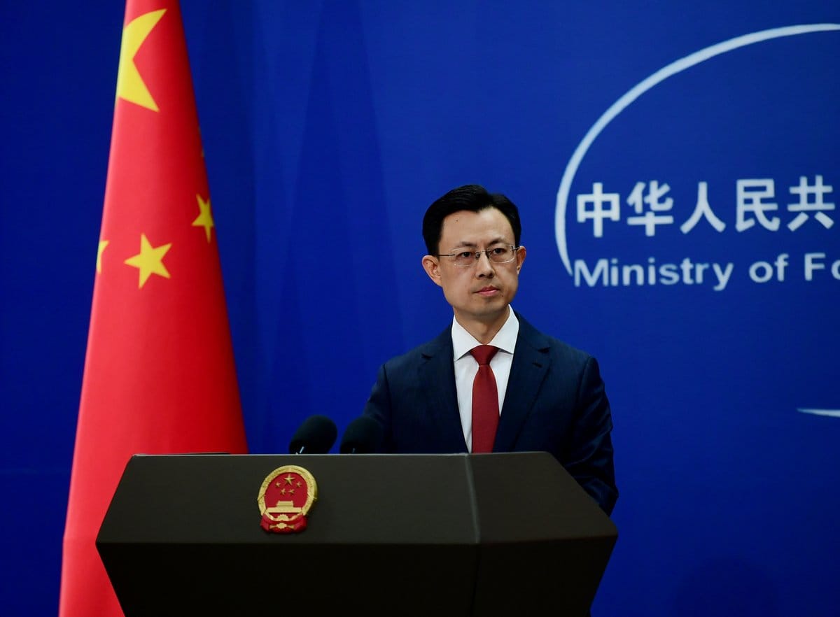 中華人民共和國外交部發言人郭嘉坤。 圖：翻攝自@MFA_China Ｘ