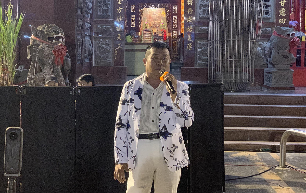 大港好聲音歌唱比賽吸引愛唱歌的素人盛裝參加。 圖：孫家銘／拍攝