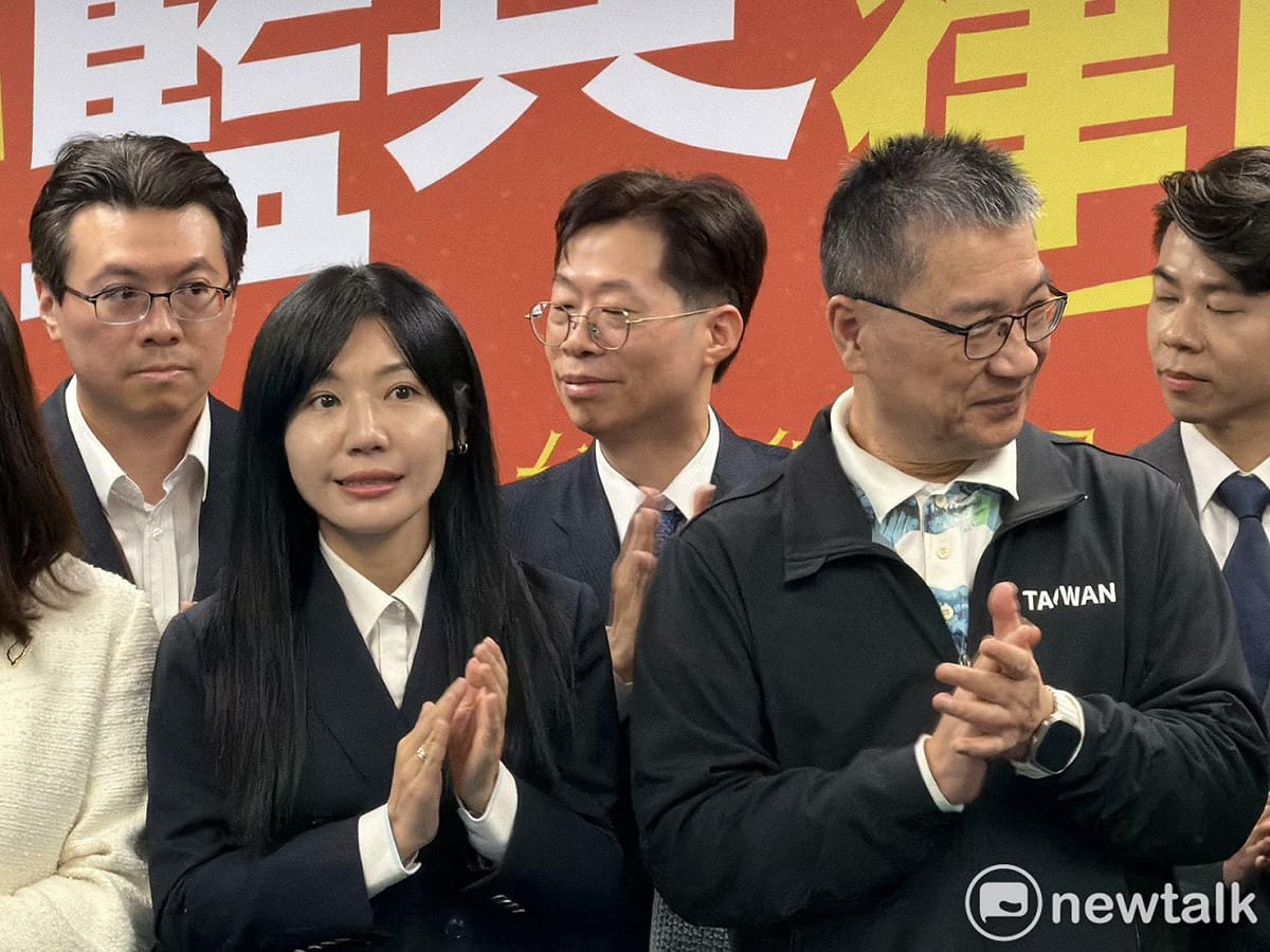 吳沛憶說，沈伯洋現在仍然是追趕的一方。 圖：高逸帆／攝