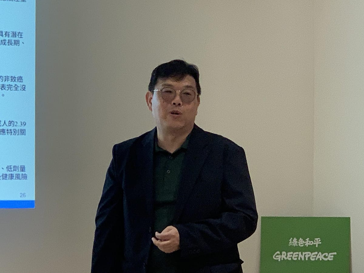 趙浩然表示，實驗亦顯示尼龍纖維及其釋出物可能影響呼吸道細胞的分化與修復。 圖：孫家銘／拍攝
