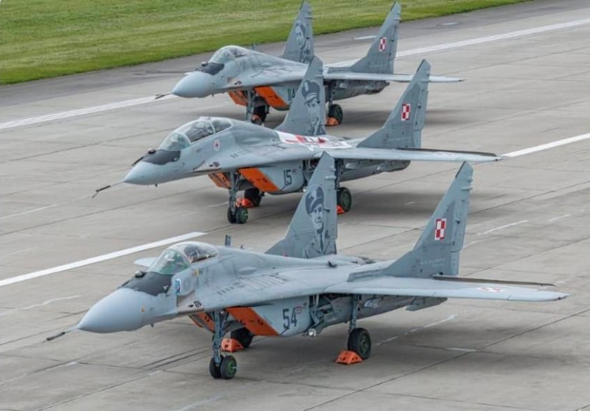 波蘭將再轉移米格-29戰機給烏克蘭。 圖 : 翻攝自 X / MilitaryNewsUA
