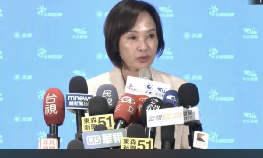 柯志恩在電視辯論前受訪表示平常心把過去希望告訴選民的政見及大家所關心的議題陳述清楚。 圖：孫家銘／翻攝