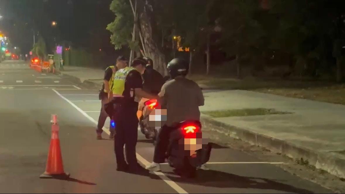 高市府警察局前鎮分局於毒駕加重處罰新制上路首日，1小時內即連續查獲「毒後駕車」及「毒駕拒測」各1件。 圖：高市警前鎮分局／提供