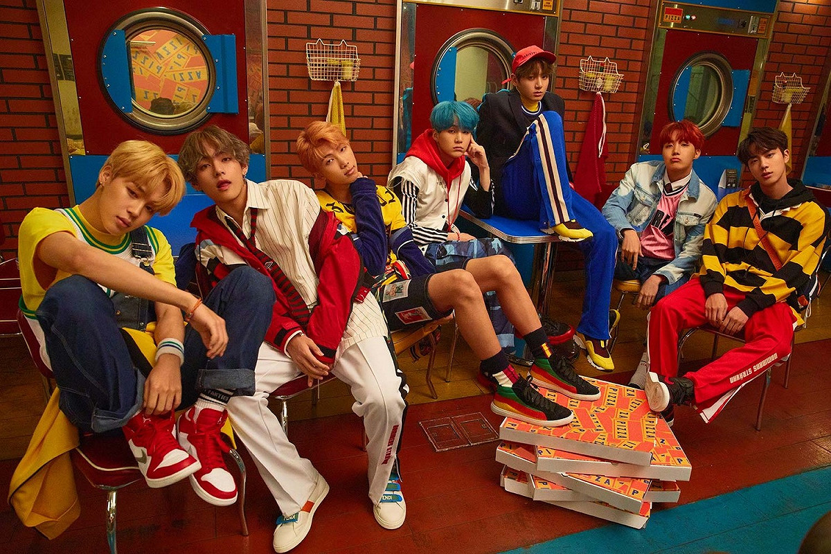 近日風靡全球的韓國團體「防彈少年團」。 圖：翻攝自 Big Hit 官網