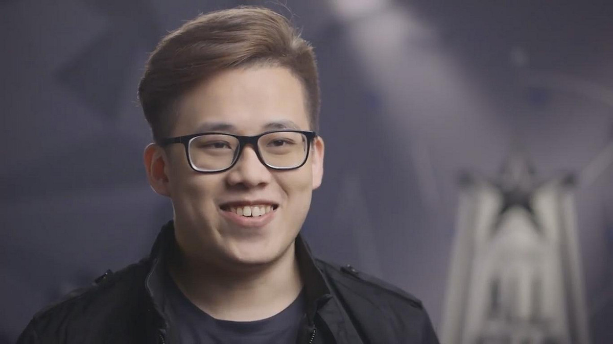 出戰《英雄聯盟》明星賽LMS賽區「夢之隊」的上路選手Ziv。 圖：翻攝自 LoL Esports YouTube