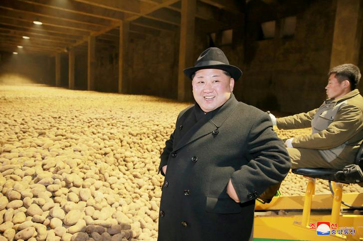 北韓領導人金正恩在新歲賀詞中提改善兩韓關係、有意向平昌冬季奧運派遣代表團。 圖：達志影像/路透社