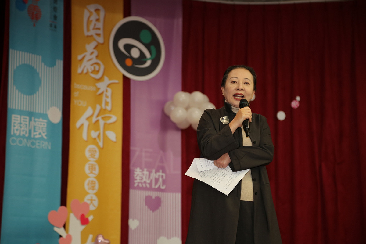 張花冠表示，縣府對於推動高齡者從事志願服務相當積極。 圖：嘉義縣政府/提供