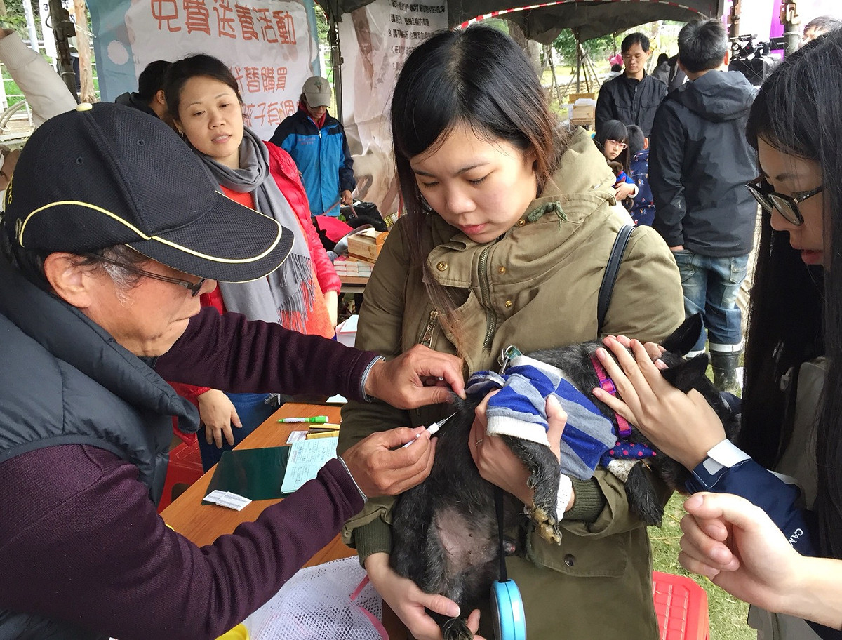鄭文燦表示，動保政策必須做好源頭管理，教育飼主飼養毛小孩的責任，配合植入晶片、節育、注射疫苗等措施。 圖：桃園市政府／提供