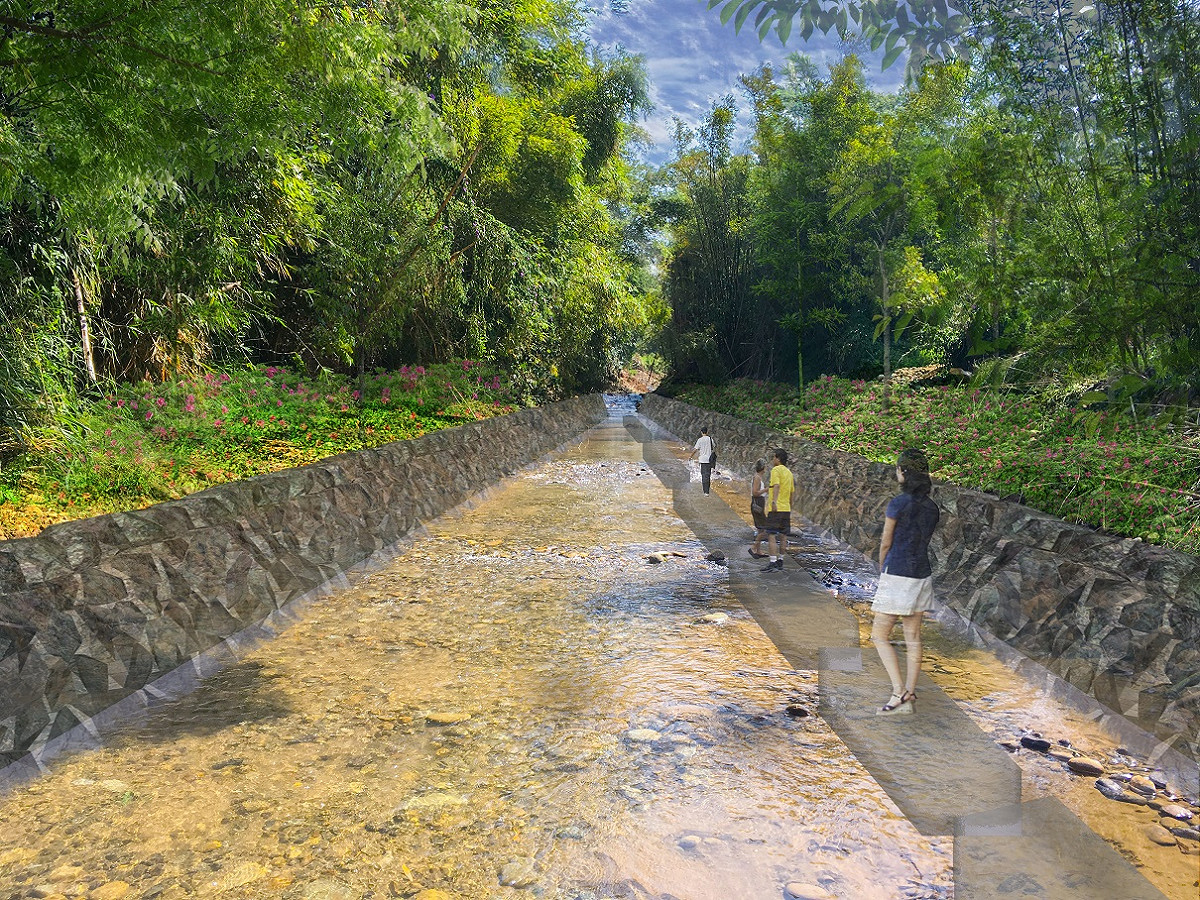 市府已獲中央「全國水環境改善計畫」第一批次核定1.56億元，辦理綠川 (復興路至愛國街)、黎明溝、南勢溪、南勢坑溪水環境改善工程。 圖：台中市政府/提供