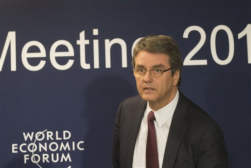 WTO秘書長Roberto Azevêdo表示，WTO雖遇挑戰，但所有會員仍將持續努力達成具體共識。參加會議的四國總統皆重申對多邊貿易體系的支持，並強調貿易是驅動全球經濟的重要動力。(資料照片) 圖：達志影像／美聯社