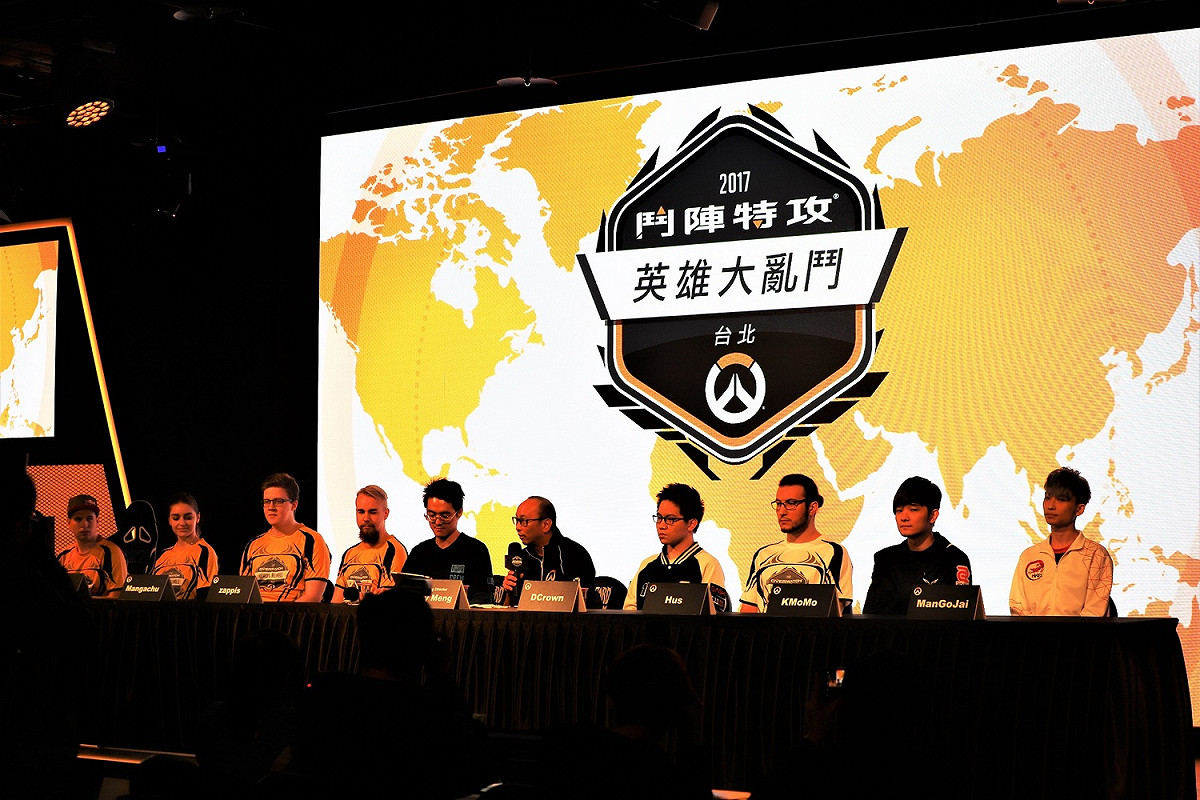 全球粉絲引頸期盼的《鬥陣特攻》英雄大亂鬥（Overwatch Heroes Rumble）全明星表演賽將於明（15）日開打。 圖：蔡幸秀/攝
