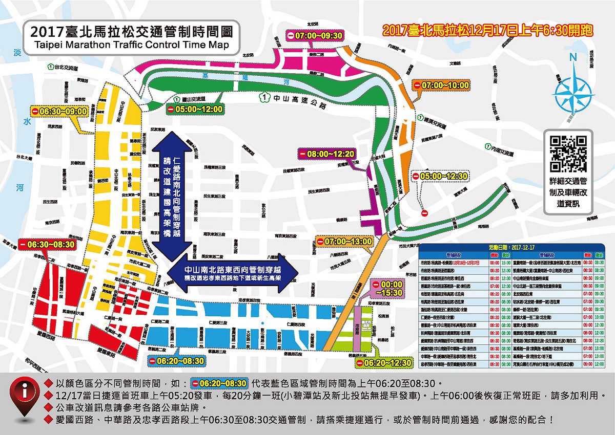 圖：翻攝自2017台北馬拉松網站