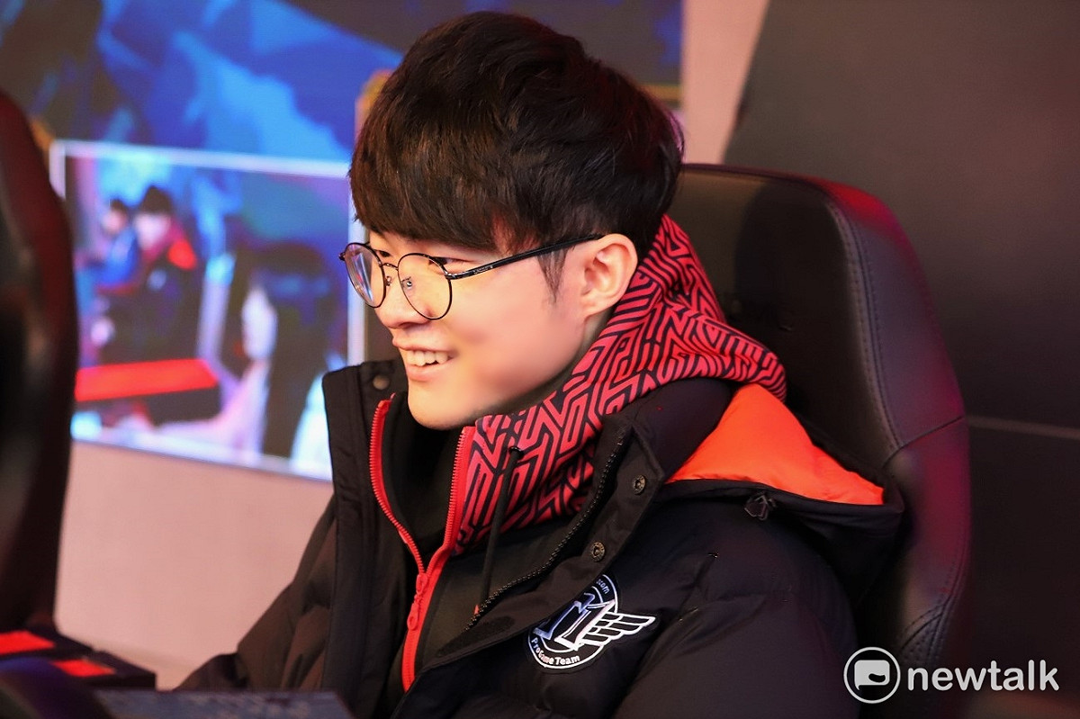 韓國戰隊SKT中路選手「Faker」李相赫。 圖：蔡幸秀/攝