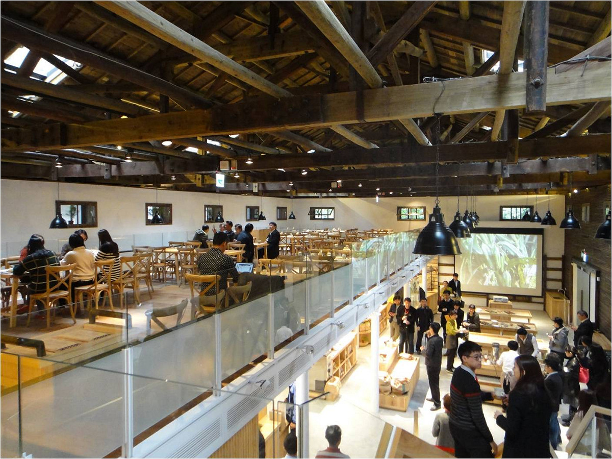 歷史建物1號糧倉修復後，已成為兼具人文風格的餐廳。 圖:台北市文化局／提供