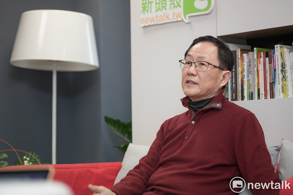 再度投入台北市長選舉的國民黨前立委丁守中接受專訪表示，年輕人喜歡現任市長柯文哲是因為講話直，好像迷幻藥一樣，但嘴砲畢竟不能治事。 圖：李佳純 / 攝
