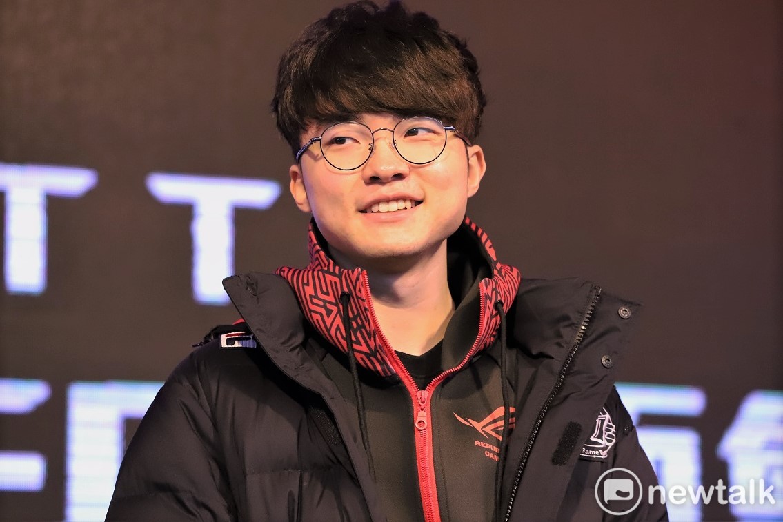 韓國戰隊SKT中路選手「Faker」李相赫。 圖：蔡幸秀/攝
