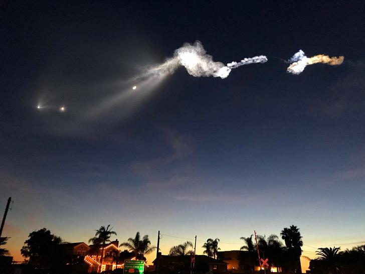 SpaceX於美國時間下午5點57分執行今年度第18次發射任務，同時也是Falcon 9今年最後一項任務。 圖：路透社/達志影像
