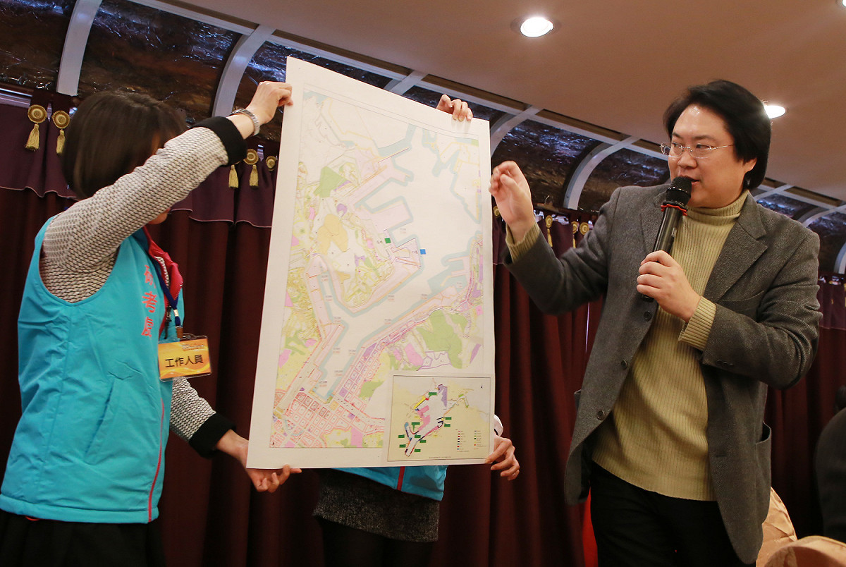 基隆市長林右昌說，希望顧問座談會能帶來海洋城市的新風貌、新能量，也讓潛在廠商與業者對投資基隆更具信心。 圖：基隆市政府/提供