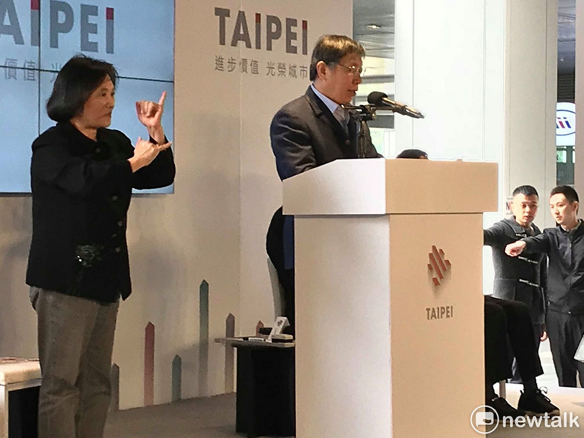 台北市長柯文哲說，1223抗議民眾從晚上6點到12點已經搞了6個鐘頭，警察累了，所以他下令「該驅離就驅離」、「鬧夠了，可以了」。 圖：周煊惠 / 攝
