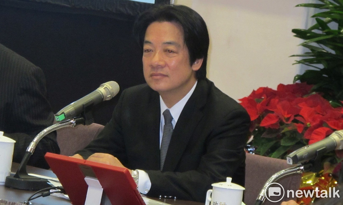 行政院長賴清德27日舉行年終記者會。 圖：林朝億/攝