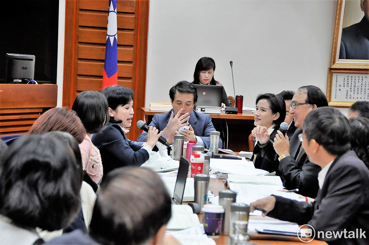 針對文化部與地方常為了文化資產保存意見相左；立委陳學聖今天要求文資局拿出老虎牙子來。 圖:陳香蘭／攝