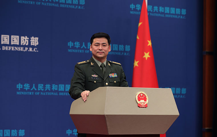 任國強指出，調整武警部隊領導指揮體制的決定，目的是「全面貫徹黨管武裝、黨對人民解放軍和其他人民武裝力量的絕對領導。」 圖：翻攝自中國國防部網站