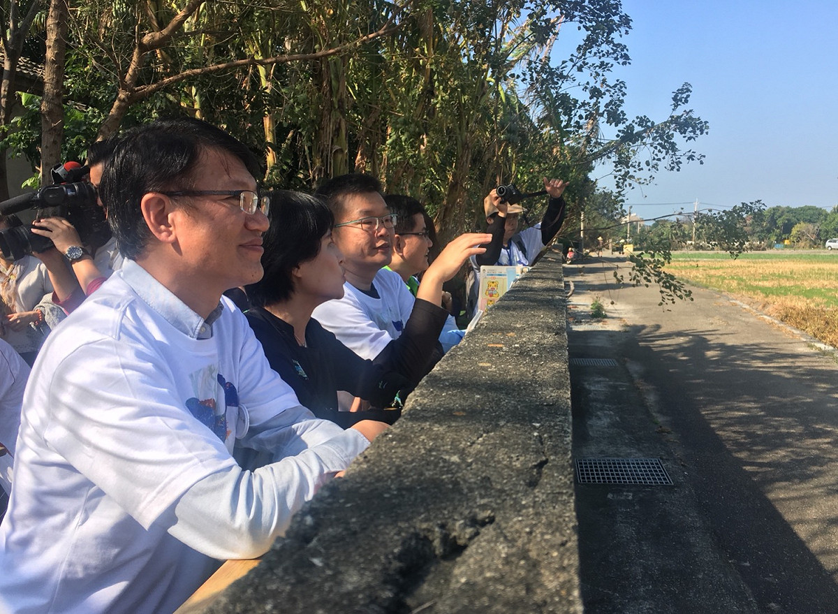 後院可以望見農田。 圖：蔡其昌辦公室/提供