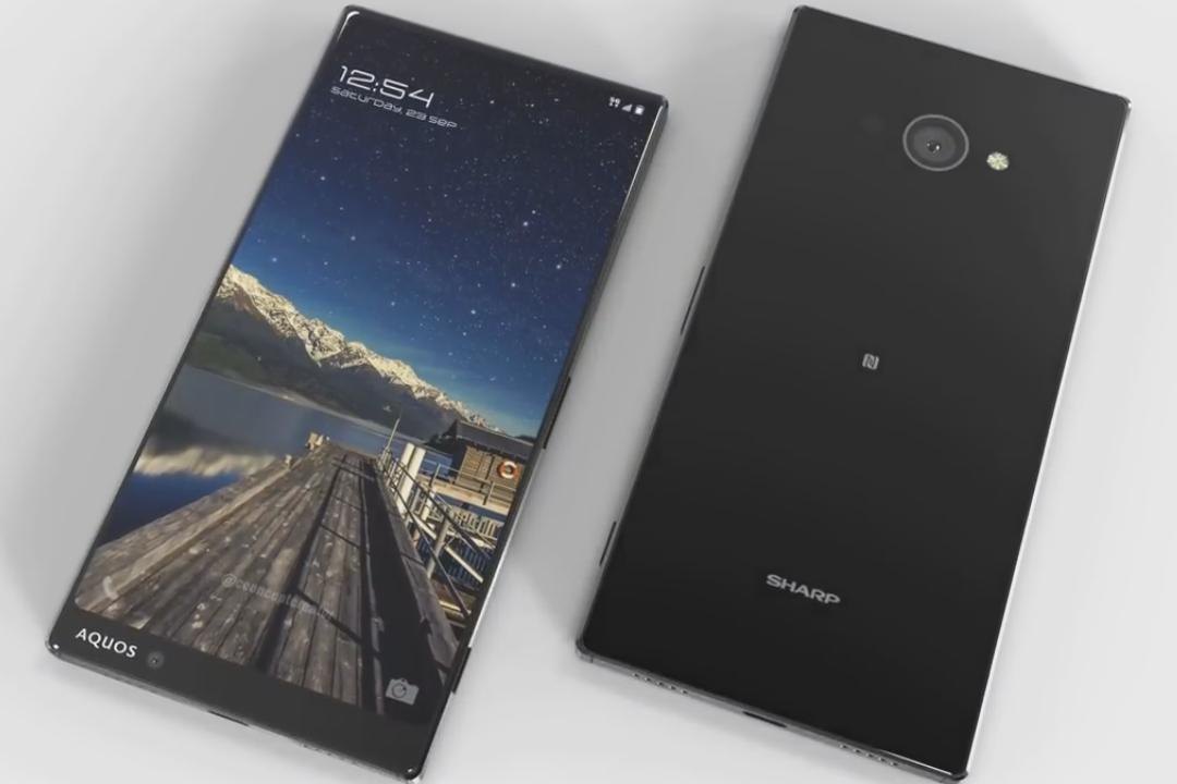 SHARP AQUOS S3。 圖：翻攝自 Concept Creator YouTube