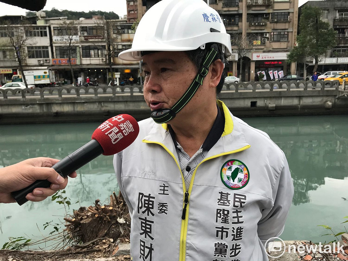 民進黨基隆市黨部今公布第二波提名名單，圖為基隆市黨部主委陳東財。 圖：新頭殼資料照