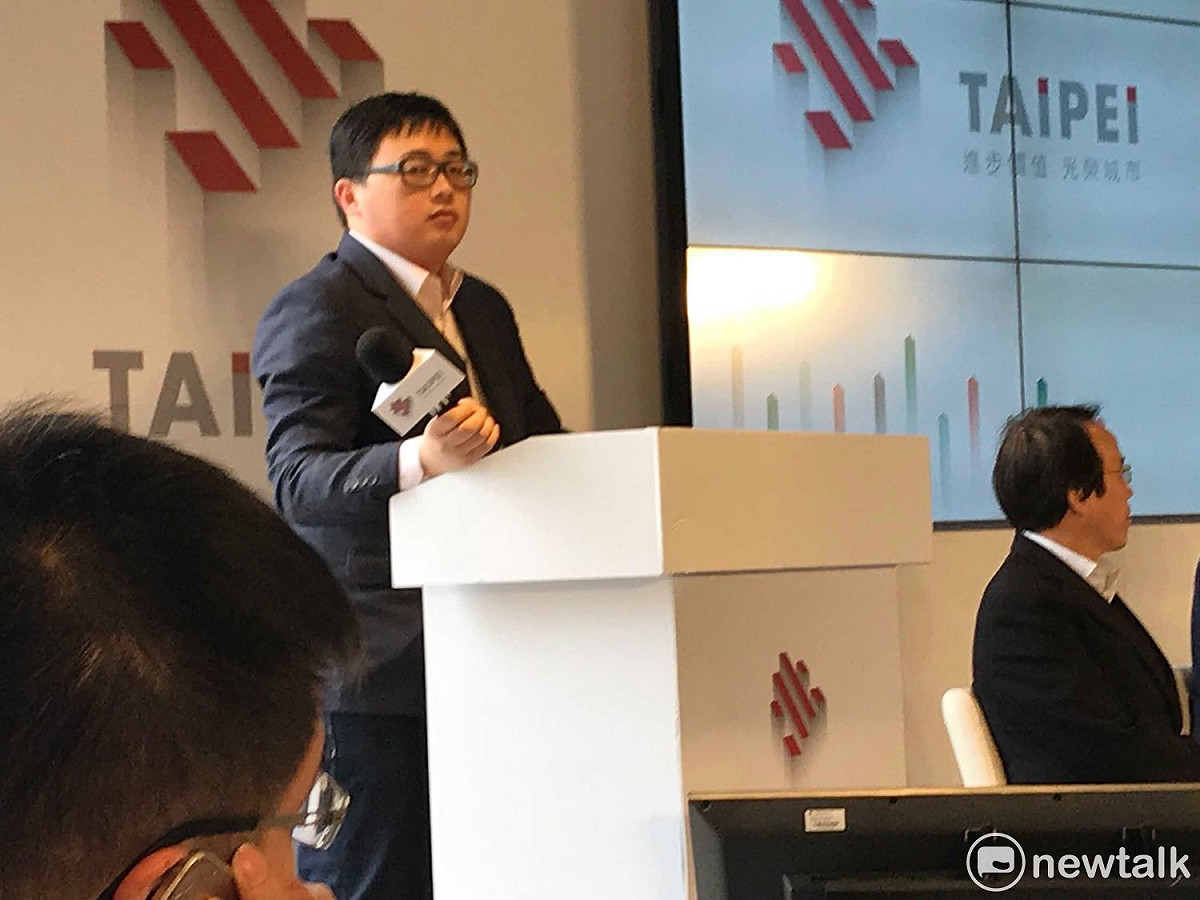 台北市發言人劉奕霆。 圖：新頭殼資料照