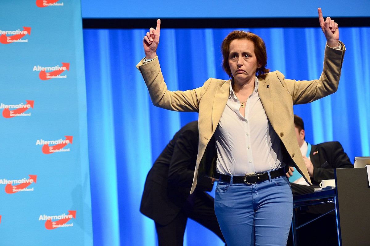 德國另類選擇黨（Alternative für Deutschland）副主席Beatrix von Storch。 圖：翻攝自 Berliner Zeitung
