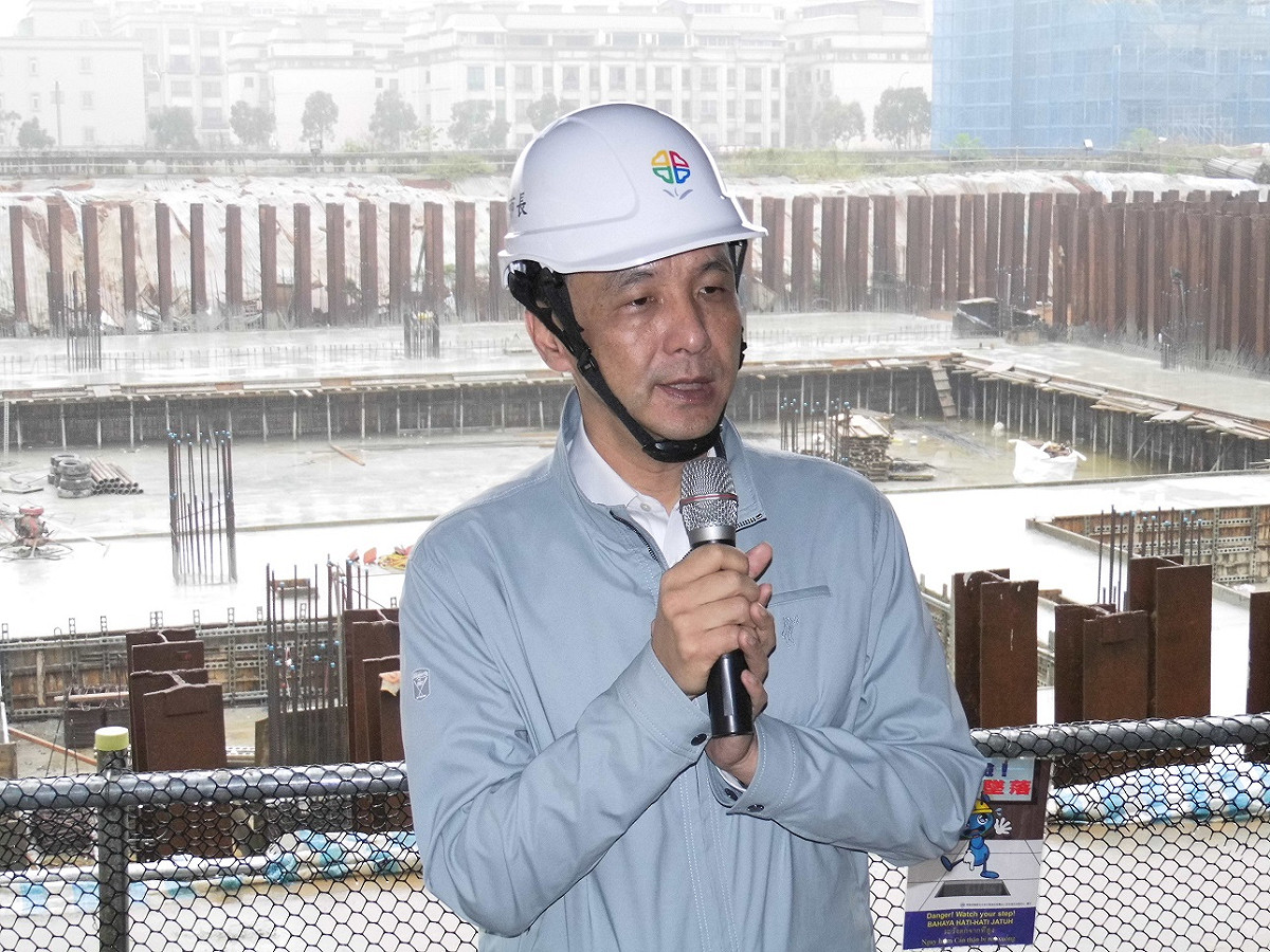 朱立倫強調，林口地區各項公共建設陸續完工後，將大幅改善林口生活機能，讓市民享有更完善的公共服務品質。 圖：新北市政府／提供