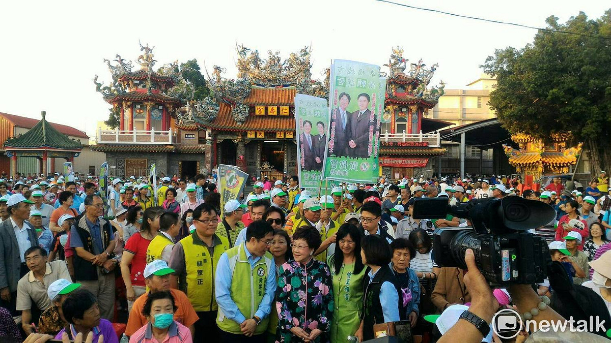 前副總統呂秀蓮日前現身力挺黃偉哲，7日將再度南下參加黃偉哲永康後援會成立大會。 圖：黃博郎／攝