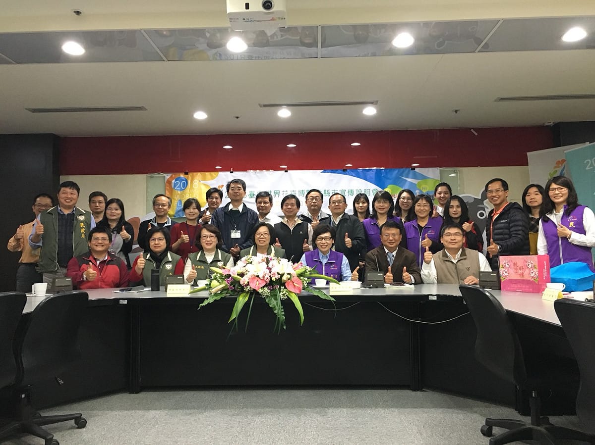 台中市民政局長周永鴻率隊拜會桃園市政府。 圖：台中市政府/提供