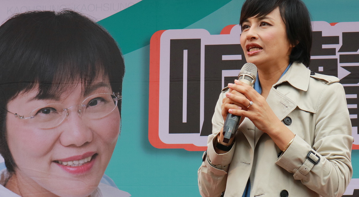邱議瑩現身為立委劉世芳站台。 圖：劉世芳/提供