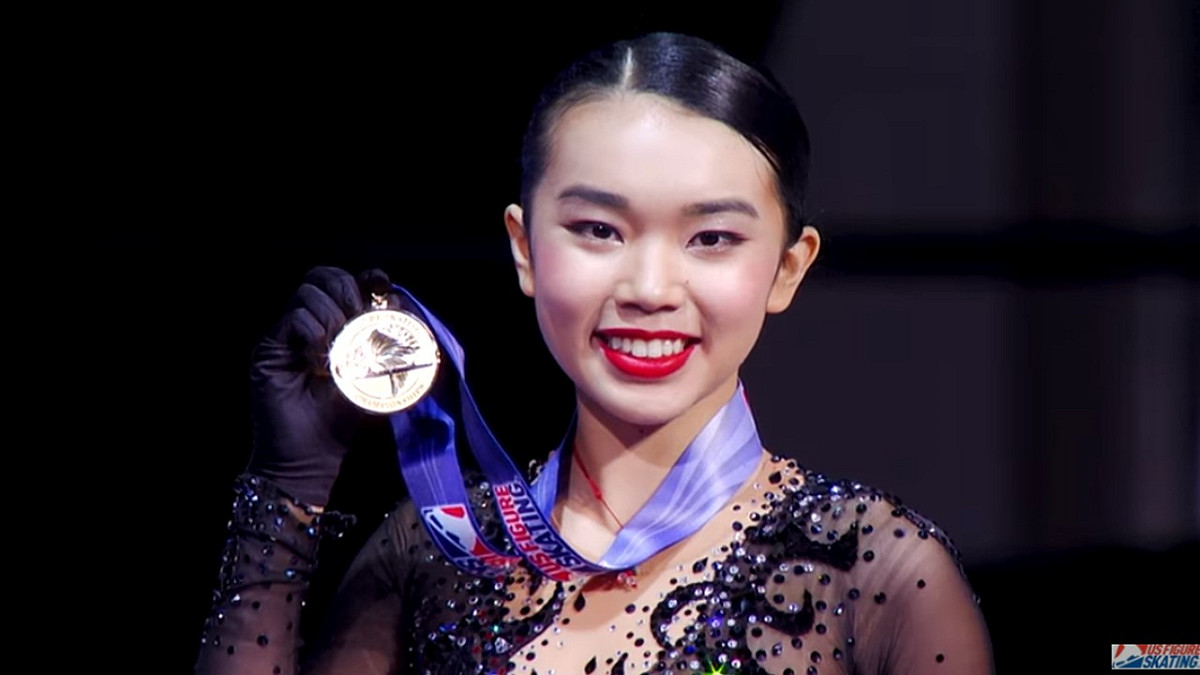 18歲的台裔美籍花式滑冰選手陳楷雯入選美國滑冰國家隊，將代表美國角逐平昌冬奧。她2017年在全美花式滑冰錦標賽中勇奪金牌，更在短曲項目拿下破紀錄的72.82分。 圖：擷取自U.S. Figure Skating YouTube頻道