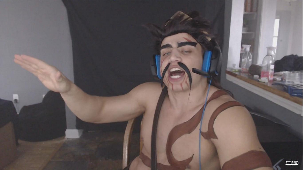 終獲解除禁令的Tyler1。 圖：翻攝自 Tyler1 twitch頻道