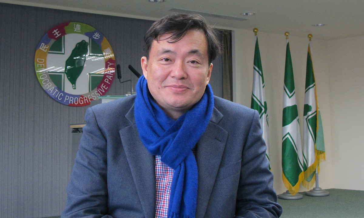 民進黨秘書長洪耀福11日認為，台北市長選舉，國民黨會提名蔣萬安。
 圖：林朝億/攝