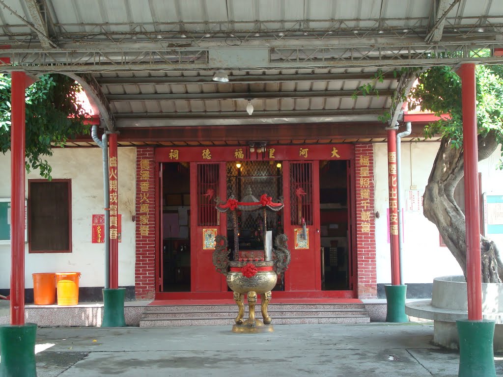 位於台中市西屯區大河里的福德祠至今已有百餘年歷史，是地方的信仰中心。 圖 : 翻攝自Mapio.net
