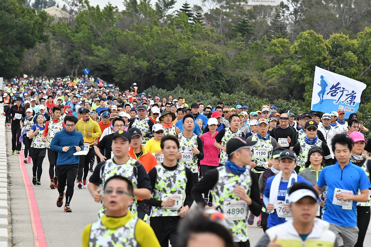 今日賽程為全半馬競賽組，報名人數達7200名。

 圖：​361° 香港商宇彌國際有限公司/提供