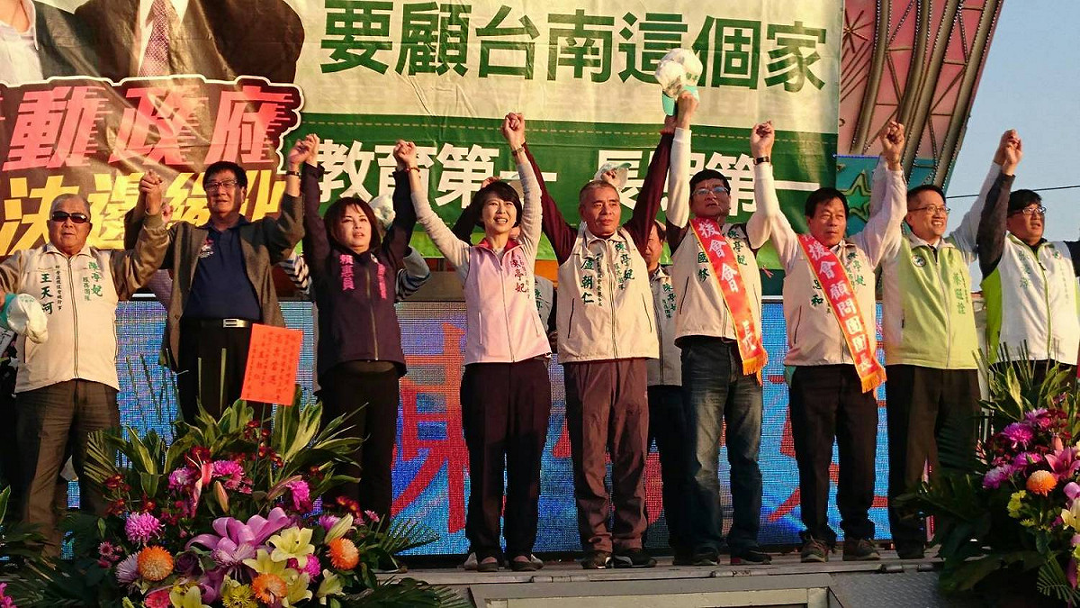 陳亭妃成立柳營後援會，完成原台南縣最後一塊競選拚圖。 圖：黃博郎/攝