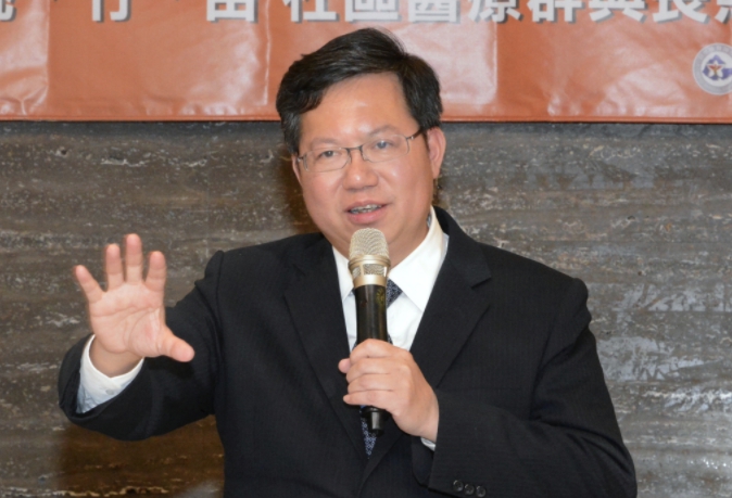 桃園市長鄭文燦表示，未來八德地區的交通將會四通八達，市府也會陸續增加大小設施，提供八德區更好的生活品質。  圖：桃園市政府/提供