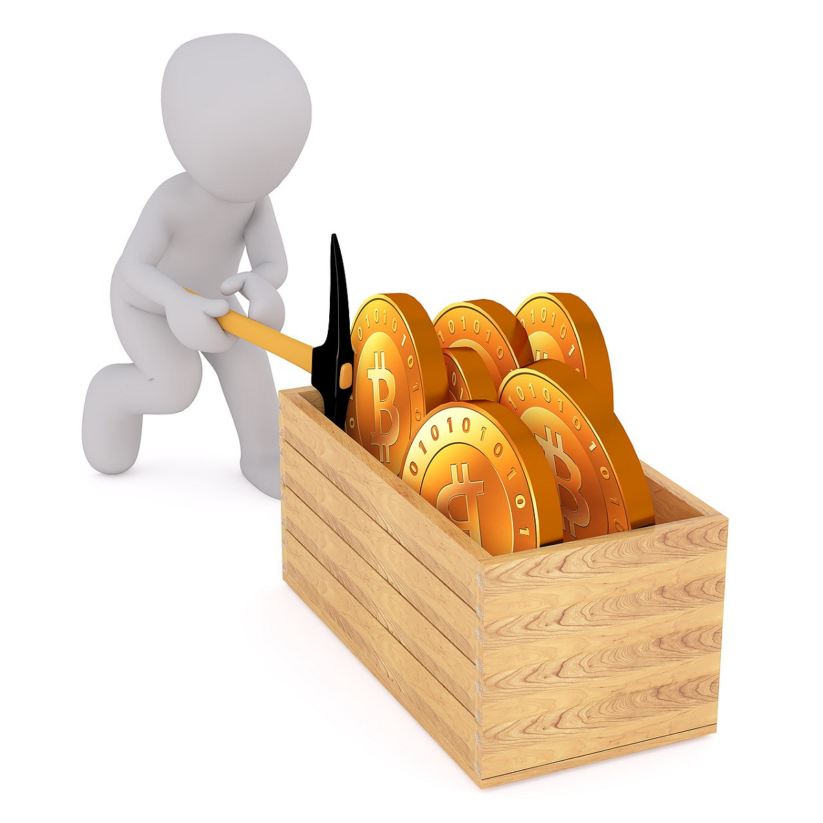 中國兩間虛擬貨幣交易所，目前已將所有虛擬貨幣都下架。 圖源：Pixabay