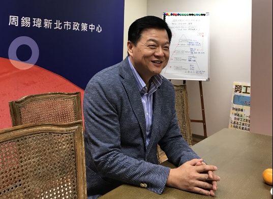前台北縣長周錫瑋今(20)日宣布投入新北市長選舉。 圖：周錫瑋新北市政策中心/提供