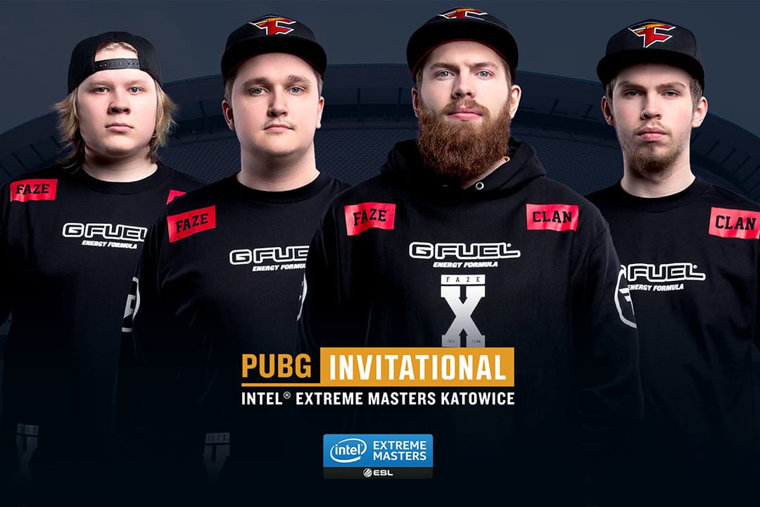 IEM《絕地求生》邀請賽首支參賽隊伍FaZeClan。 圖：翻攝自Intel Extreme Masters