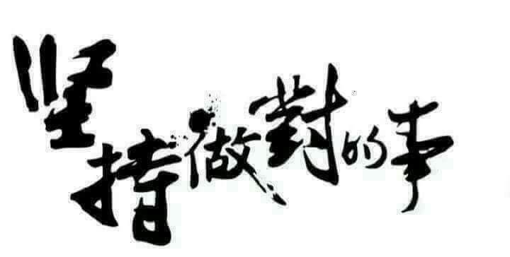 嘉義市長參選人蕭淑麗報警提告網路作者「小商人」加重誹謗，並於臉書貼出「堅持做對的事」照片， 圖：取自蕭淑麗臉書