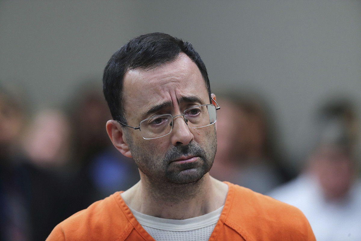 已有超過100名受害者站出來，指控前美國體操聯盟（USA Gymnastics）隊醫納沙（Larry Nassar）性侵。 圖 : 達志影像/美聯社